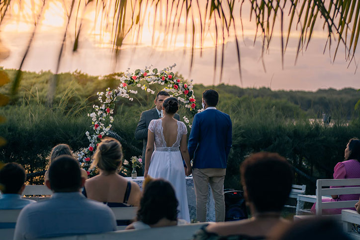 Outdoor wedding image