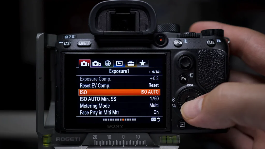 Sony ISO Auto Mode Settings